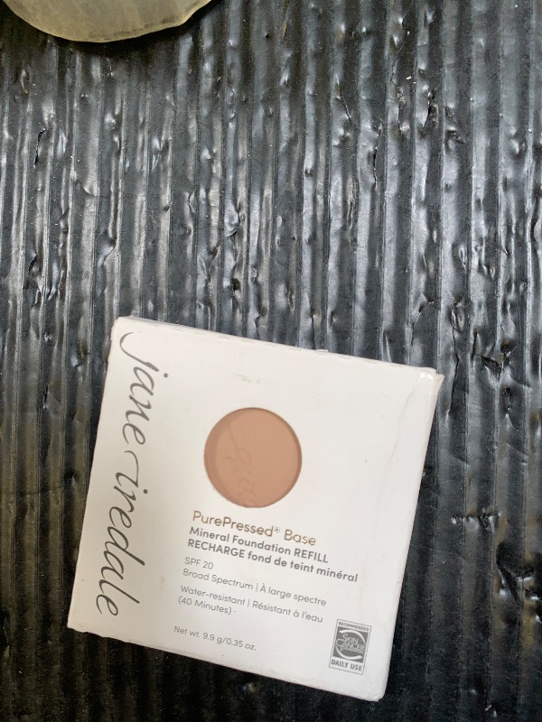 Photo 1 of Iredale PurePressed Base Refill, Mineral Pressed Powder with SPF, Matte Foundation, Vegan, Clean, Cruelty-Free, Suntan, 0.35 oz