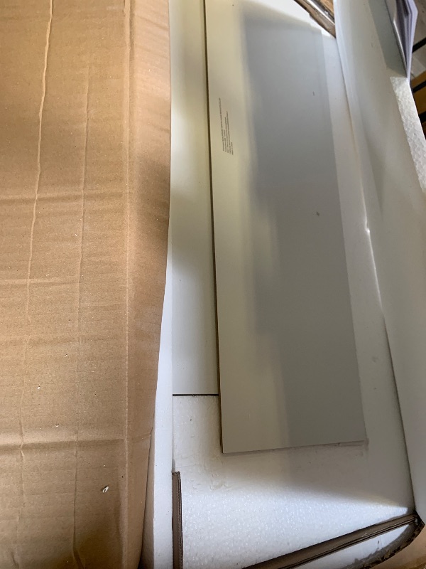 View 2 of **INCOMPLETE** RoyalCraft Beige 3 Drawer Dresser, Fluted Modern Wood Chest of Drawers, Long Dresser for Bedroom TV Stand Storage Cabinet for Living Room