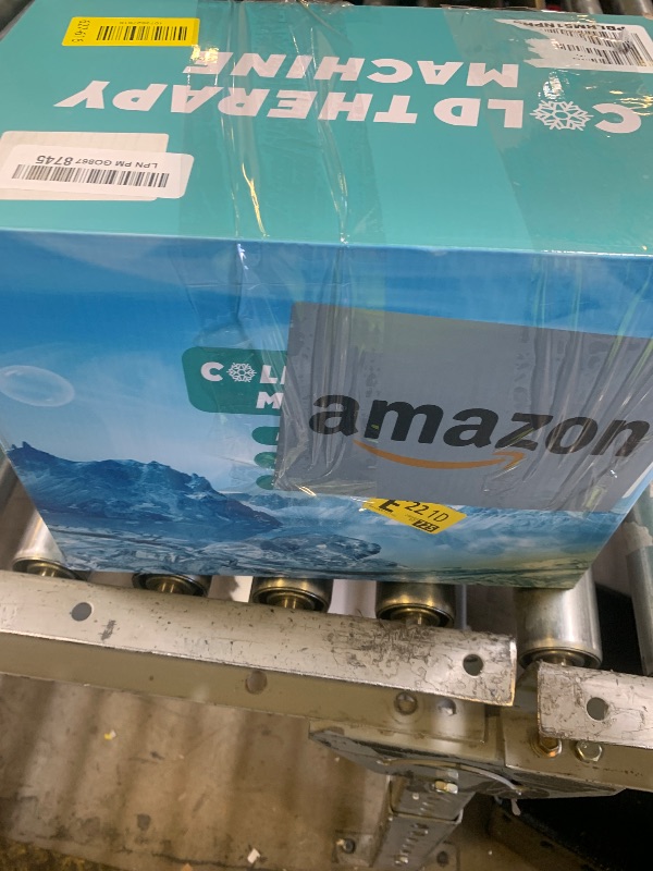 Photo 1 of Ice Machine for Knee After Surgery with Inflatable Leg Elevation Pillow, Portable Cold Therapy Machine with Timer & Compression Pad for Hip and Knee Replacement Recovery