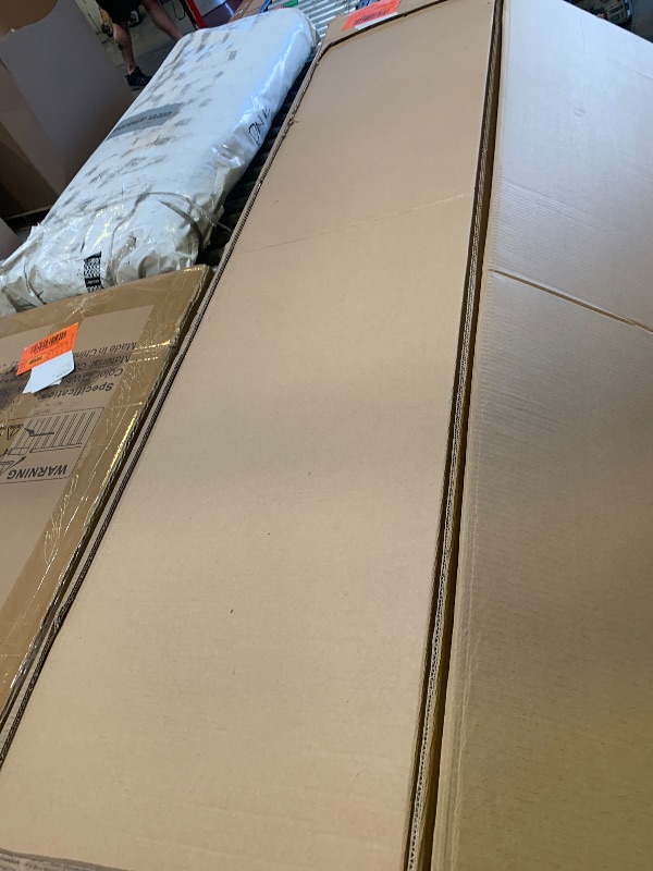 Photo 1 of MISISING PIECES*******Zinus Allen Mid Century Wood Platform Bed Frame, Solid Wood Foundation, Wood Slat Support, No Box Spring Needed, Easy Assembly, Full