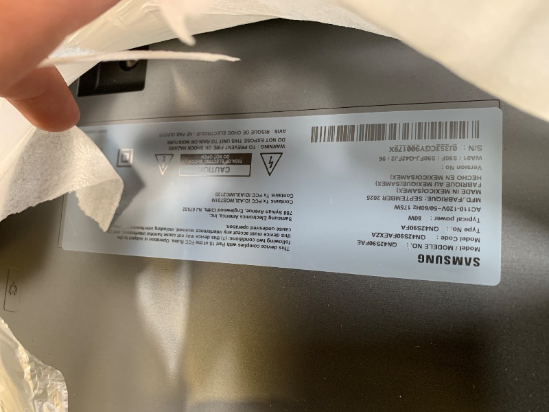 Photo 1 of Samsung 42-Inch Class OLED S90F 4K Smart TV (2025 Model) NQ4 AI Gen3 Processor, Upscaling Pro, HDR +, Motion Xcelerator 144Hz, Vision, Alexa Built-in
