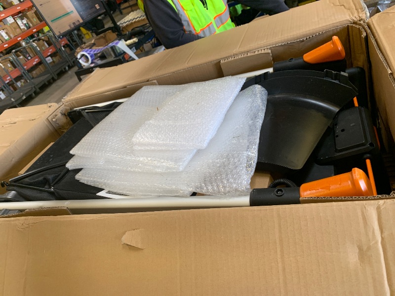 Photo 1 of WORX Nitro 21" Cordless Lawn Mower, Electric Mower with Variable Speed, Self-propelled Lawn Mower with Aerodeck & Intellicut, 2 × 5.0 Ah Batteries & Charger Included, WG760
