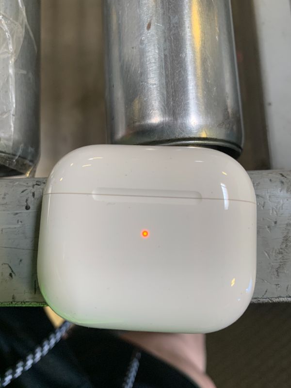 Photo 1 of Apple AirPods (3rd Generation) Wireless Ear Buds, Bluetooth Headphones, Personalized Spatial Audio, Sweat and Water Resistant, Lightning Charging Case Included, Up to 30 Hours of Battery Life