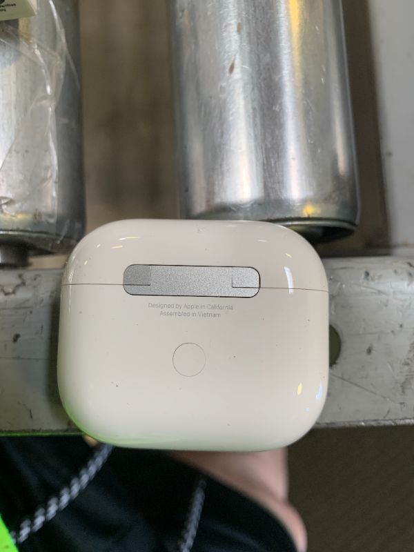 Photo 1 of Apple AirPods (3rd Generation) Wireless Ear Buds, Bluetooth Headphones, Personalized Spatial Audio, Sweat and Water Resistant, Lightning Charging Case Included, Up to 30 Hours of Battery Life