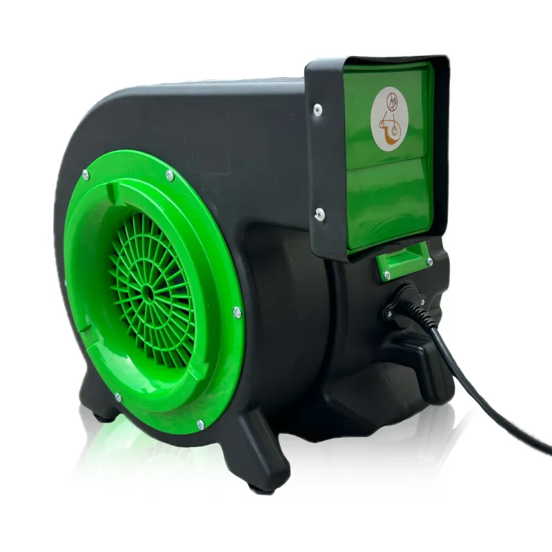 Photo 1 of Bounce House Air Blower 1HP for Inflatables Bouncy Castle and Slides Commercial Cyclone Fan for Indoor and Outdoor Use