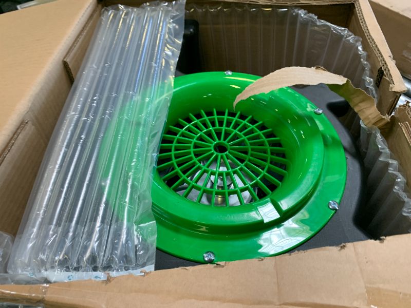 Photo 1 of Bounce House Air Blower 1HP for Inflatables Bouncy Castle and Slides Commercial Cyclone Fan for Indoor and Outdoor Use