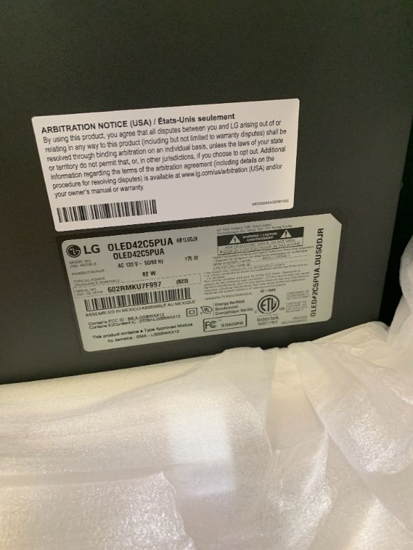 Photo 1 of LG 42-Inch Class OLED evo AI Super Upscaling 4K C5 Series Smart TV w/Dolby Atmos & Vision, HDR10, Filmmaker Mode, Wow Orchestra, Alexa Built-in (OLED42C5PUA, 2025)