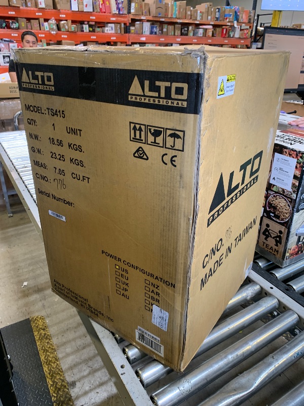 Photo 1 of Warzone 1X WPTS15 Apollo-Active Series 2500W Peak Power 15-Inch 2-Way Powered Speaker, Class D & AB Amplifier, Bluetooth, DSP Modes, and 136dB Max SPL for Pro Audio DJ Party