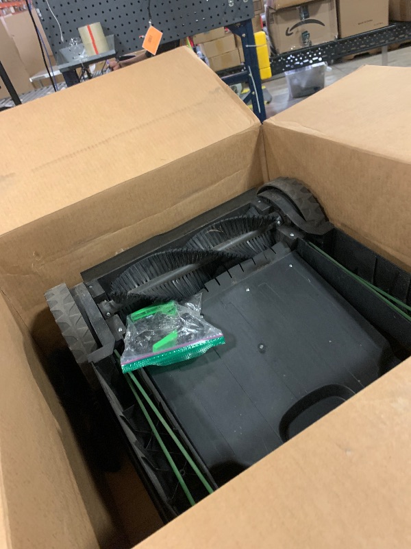 Photo 1 of GreenSweep TurfoMax | Artificial Grass Electric Turf Sweeper, 5 Adjustable Height Settings, Foldable Handle, Collection Bag Included, Restores Flattened Turf & Removes Debris