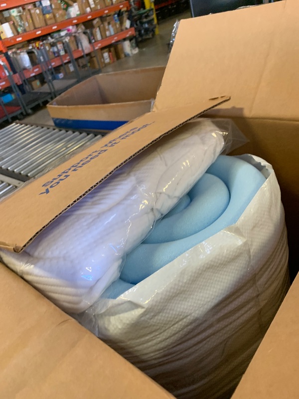Photo 1 of Queen Mattress Topper, Dual Layer 4.5" Memory Foam Mattress Topper with 2" 1250GSM Cooling Mattress Pad (Breathable Viscose Made from Bamboo) & 2.5" Gel Memory Foam. Deep Pocket Comfort Bed Topper