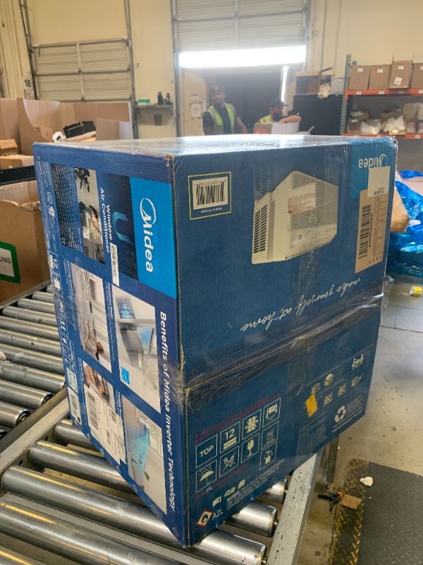 Photo 1 of Midea 8,000 BTU U Shaped Smart Inverter Window Air Conditioner - Cools 350 Sq Ft, Ultra Quiet with Open Window Flexibility - Alexa/Google Assistant Compatible - 37% Energy Savings, Remote (Updated)