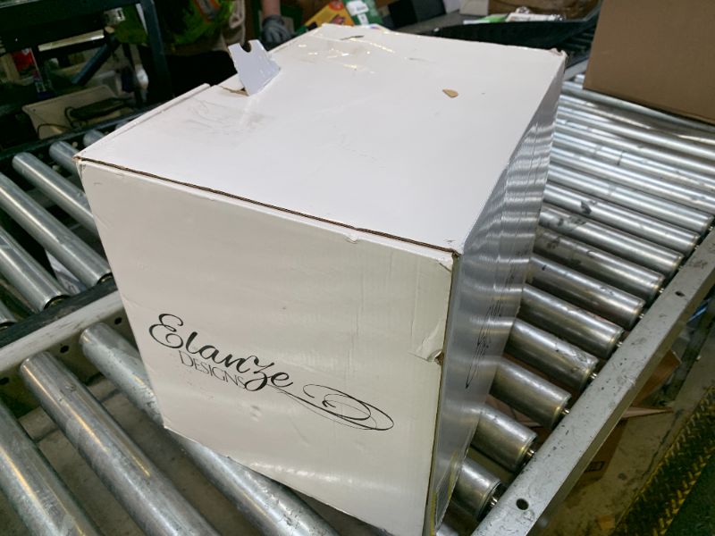 Photo 1 of Elanze Designs Chic Ribbed Ceramic Stoneware Dinnerware 16 Piece Set - Service for 4