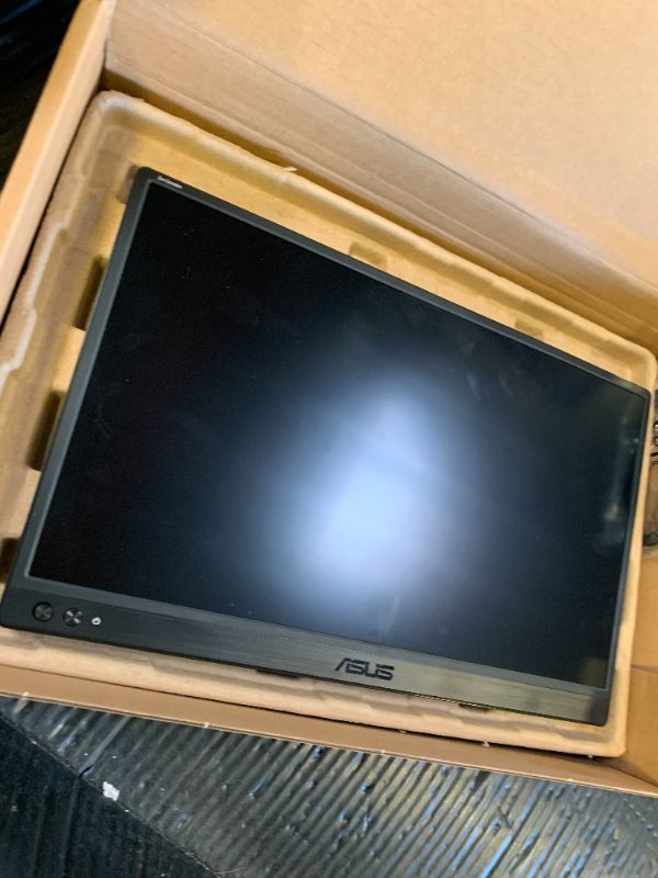 Photo 1 of ASUS ZenScreen 15.6” Portable Monitor for Laptop (MB169CK) - Dual USB-C, Mini-HDMI, Plug & Play External Screen for Travel Dual Setup, Full HD, IPS, Anti-Glare Surface, 360° Kickstand, 3yr Warranty