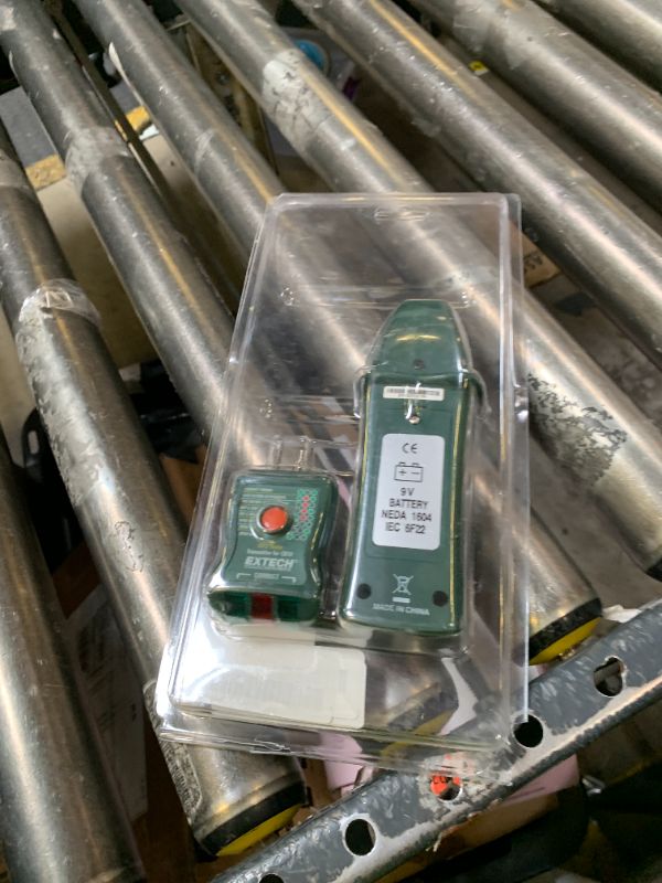 Photo 1 of Extech CB10 AC Circuit Breaker Finder and Receptacle Tester - Professional Grade GFCI Outlet Tester for Home & Industrial Use - Pinpoint Breakers and Fuses - Includes 9V Battery and LED Indicators