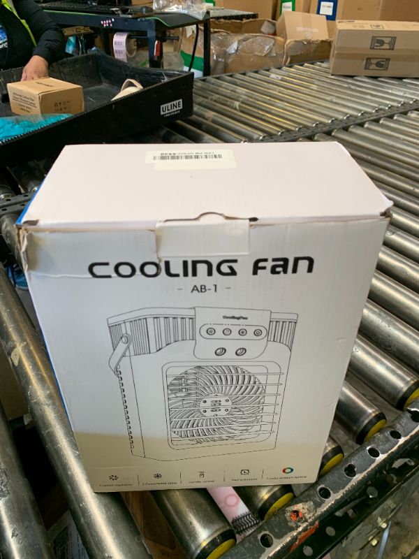 Photo 1 of Portable Air Conditioners, 4 in 1 1200ML Personal Air Conditioner, Evaporative Air Cooler Fan with Remote, 7 RGB Light Modes, 3 Speeds & 2-8H Timer for Bedroom,Car,Nightstand, Office, Dorm, RV