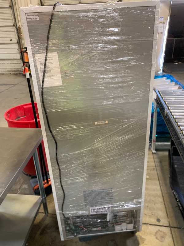 Photo 1 of Frigidaire, 2 Door Apartment Size Refrigerator with Freezer, 7.5 cu ft, Adjustable Spill-Proof Shelves, Crisper Bins, Platinum Silver, Garage Ready
