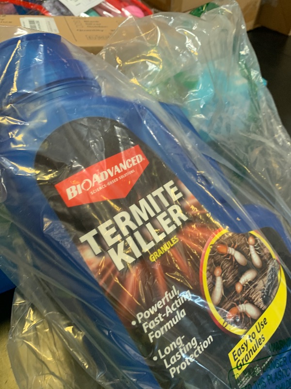 Photo 1 of BioAdvanced Termite Killer Granules - Fast-Acting Termite Treatment - Outdoor Insect Control Home Barrier - Up to 30 Days Protection - Covers 4,500 Square Feet - 9 lb Bottle