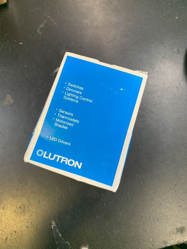 Photo 1 of Lutron Caseta Original Smart Light Switch (Lutron Smart Hub Required), for Home, LED Lights, and Fans, 6 Amp, Single-Pole/3-Way, Neutral Required, PD-6ANS-WH, White