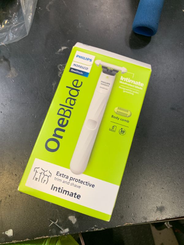 Photo 1 of Philips Norelco OneBlade Intimate, Designed For Pubic Grooming, Trim & Shave With Extra Skin Protection, Model QP1924/70