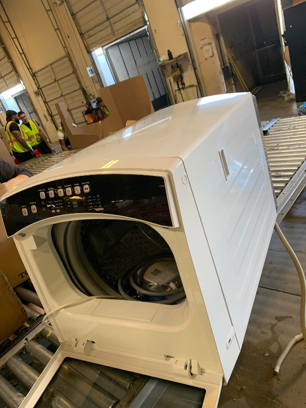 Photo 1 of BLACK+DECKER 3.0 Cu. Ft. Portable Washer, 26.5 lb. Capacity Washing Machine, 6 Cycles, Quick Connect Sink Adapter and Drain Hose Included, Transparent Lid & LED Display, BPW30MW, White