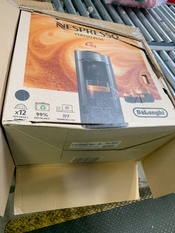 Photo 1 of Nespresso
Vertuo Plus Deluxe Coffee and Espresso Machine by De'Longhi
