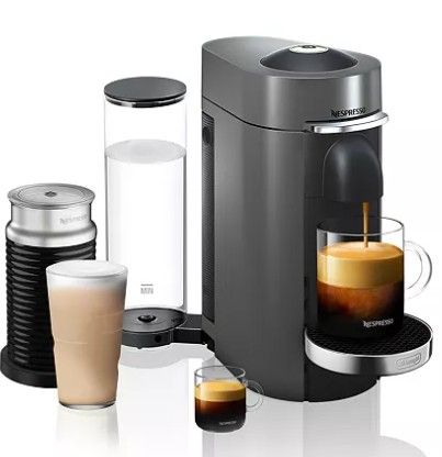 Photo 1 of Nespresso
Vertuo Plus Deluxe Coffee and Espresso Machine by De'Longhi