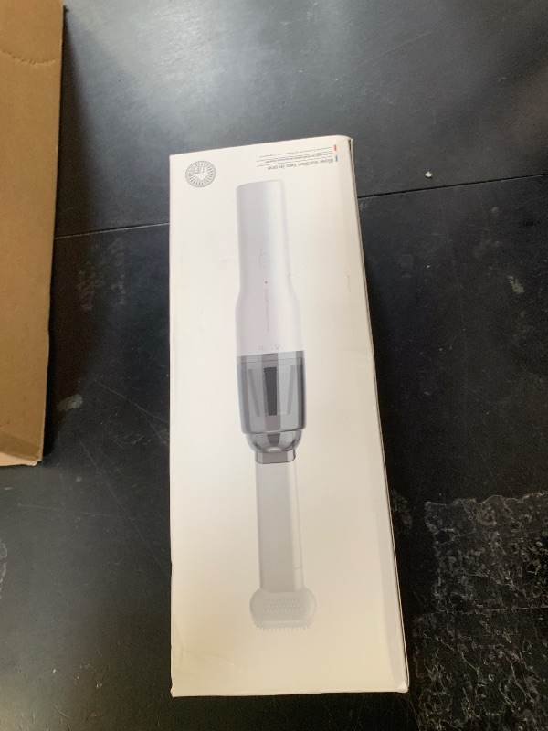 Photo 1 of OOYY Car Vacuum Cleaner, 2-in-1 Vacuum Cleaner, Portable mini Cordless Vacuum Cleaner with Blowing and Inflating Functions, Suitable for Home and car use.