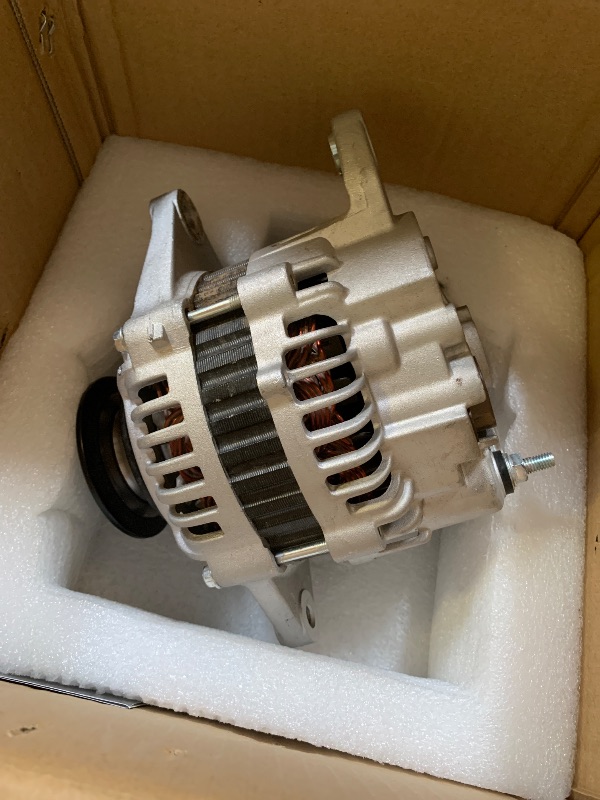 Photo 1 of SCITOO Alternator Fits for Kubota Various V3300 2012, 23992 23992N 397-9953 1G398-64012 A5TA8277-12V 80Amp 1-Groove Pulley Internal Fan & Internal Regulator CW Rotation