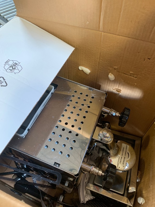 Photo 1 of **MAJOR DAMAGE, SOLD FOR PARTS** Rocket Espresso Appartamento 2.0 Espresso Machine | Heat Exchanger | 1.8L | (Copper)
