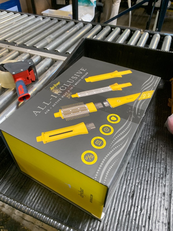 Photo 1 of Drybar All-Inclusive Air + Active Heat 8-in-1 Multi-Styler, for Fast Drying, Long-Lasting Curls, Blowouts, Sleek Styles - Wet or Dry Styling Made Easy, 120V