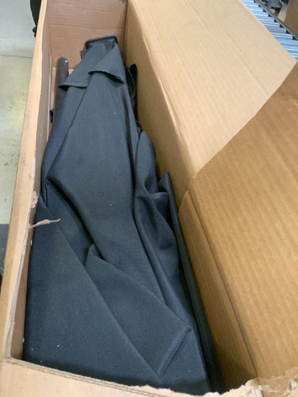 Photo 1 of black outdoor umbrella