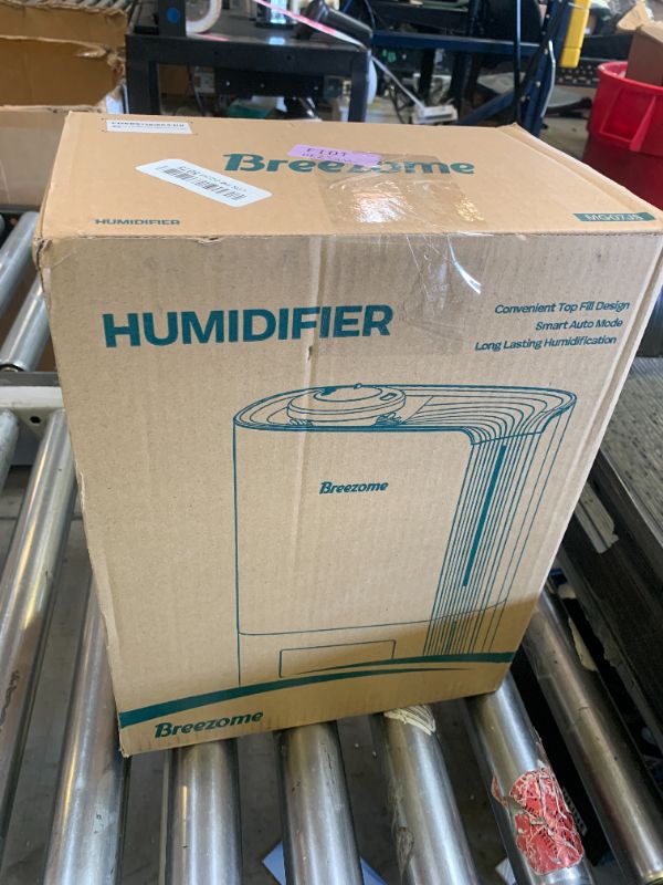 Photo 1 of BREEZOME 6L Humidifiers for Bedroom Large Room & Essential Oil Diffuser, Ultrasonic Top Fill Cool Mist Humidifiers for Baby, Plants, Nursery Last up to 60 Hours, Smart Humidistat Control, Quiet, Black