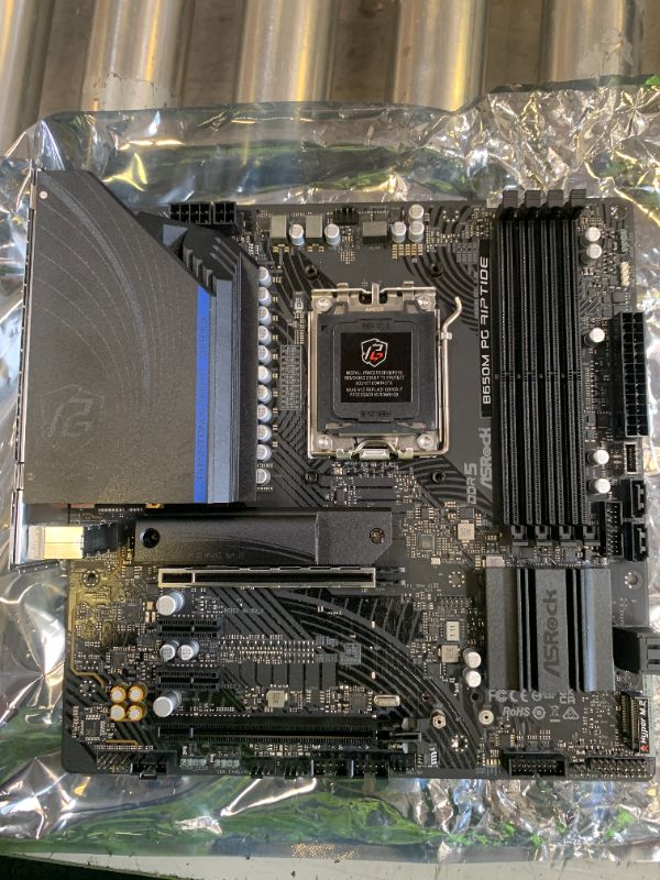 Photo 1 of ASRock B650M PG Riptide AMD Ryzen 7000 Series Processors Motherboard