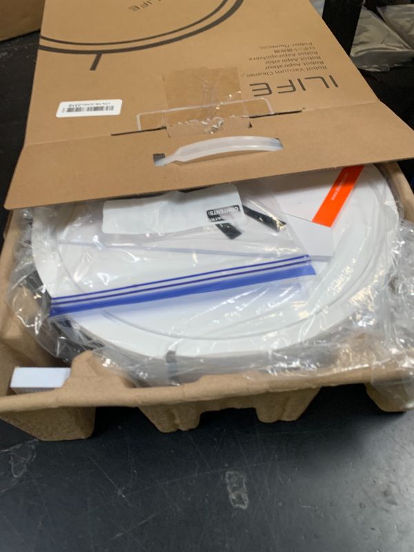 Photo 1 of ILIFE V2 Robot Vacuum Cleaner, Tangle-Free Suction, 120 Mins Runtime, Slim, Self-Charging Robotic Vacuum Cleaner, Ideal for Pet Hair and Hard Floors