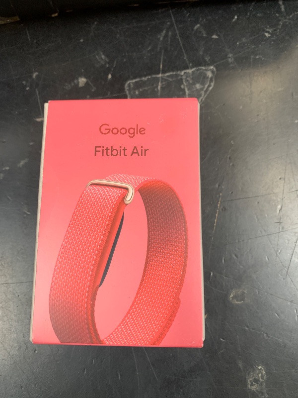 Photo 1 of Google Fitbit Air - Screenless Activity Tracker with Fitness, Heart Rate, and Sleep Tracking - Personalized AI-Powered Coaching - Up to 7 Days’ Battery Life - Works with iOS and Android - Berry