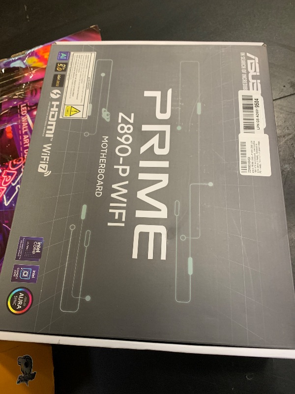 Photo 1 of ASUS PRIME Z890-P WIFI Z890 LGA 1851 ATX motherboard, Intel® Core™ Ultra Series 2 Ready, Advanced AI PC-ready, 14+1+1+2 power stage, DDR5, PCIe® 5.0, Thunderbolt™ 4 USB Type-C®, 4x M.2, Wi-Fi 7, 2.5Gb