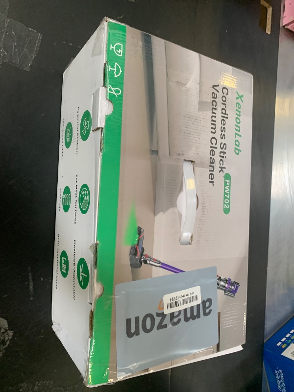 Photo 1 of It has no battery pack and other missing items and cannot be used-PARTS ONLY --------------------XenonLab Cordless Vacuum Cleaner, 75Mins/55KPa/650W Freestanding Stick Vacuum Cleaners for Home, Rechargeable, Lightweight, Cone Filtration&Anti-Tangle, for H