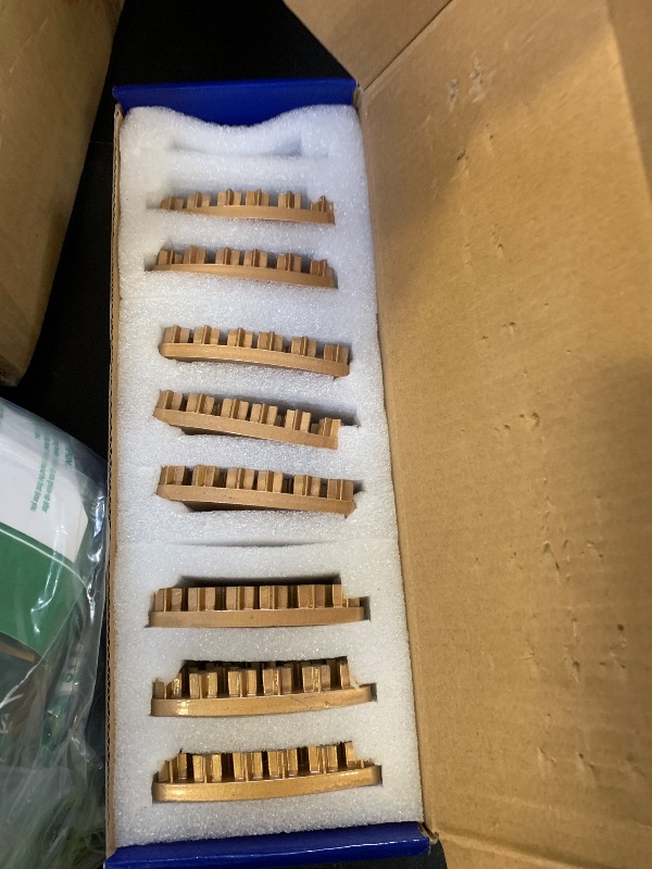 Photo 1 of Trapezoid Diamond Grinding Disc for Medium Floor Preparation, 9PCS Concrete Grinding Disc Fit with ASL/Warrior Grinder, 16/20 Grit Metal Bond, Multi-Star Segments