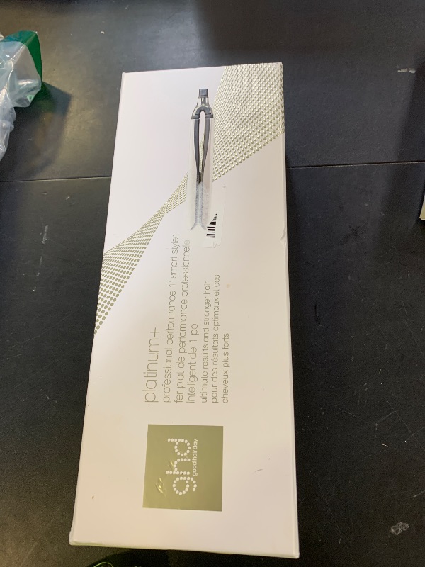 Photo 1 of ghd Platinum+ Styler ? 1" Flat Iron Hair Straightener, Professional Ceramic Hair Styling Tool for Stronger Hair, More Shine, & More Color Protection - White