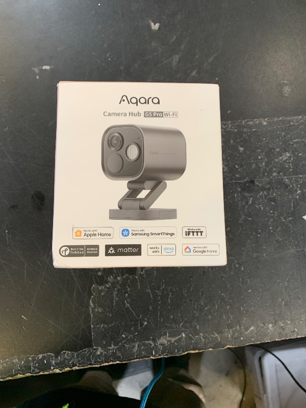 Photo 1 of Aqara 4MP Camera Hub G5 Pro WiFi, True Color Night Vision Security Camera Outdoor, 2.4/5Ghz WiFi, HomeKit Secure Video, Thread Border Router, Local Detection, Thread/Zigbee, Supports Alexa,Google Home