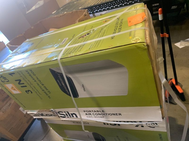 Photo 1 of 16,000 BTU Inverter Portable Air Conditioner, Cools Up to 800 Sq.Ft, Auto-Evaporation, Low Noise AC Unit with Remote Control for Large Room, Office, Garage, White