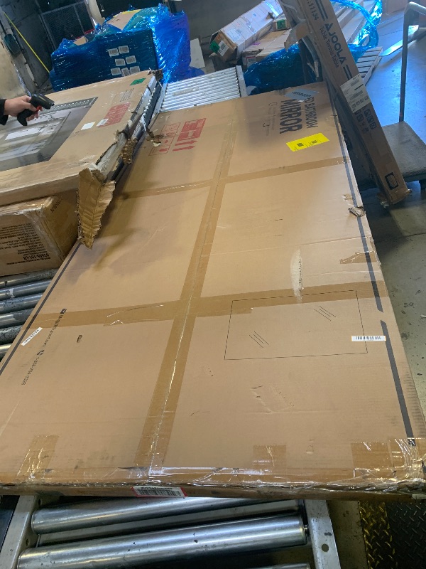 Photo 1 of Keonjinn LED Backlit Mirror 84” x 36” Oversized Lighted Bathroom Mirror with UL Listed LED Driver, Large Stepless Dimmable Wall Mirror, Tempered Glass, CRI90+ Anti Fog Vanity Mirror with Backlights