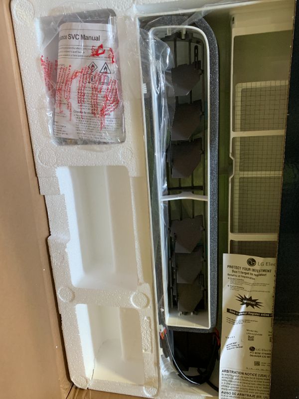 Photo 1 of LG 14,000 BTU DUAL Inverter Smart Window Air Conditioner, 115V, Cools 800 Sq. Ft. for Bedroom, Living Room, Apartment, Quiet Operation, ENERGY STAR®, works with LG ThinQ, Amazon Alexa and Hey Google