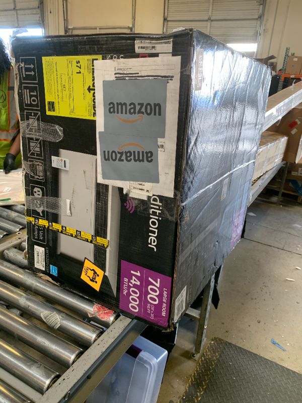 Photo 1 of LG 14,000 BTU DUAL Inverter Smart Window Air Conditioner, 115V, Cools 800 Sq. Ft. for Bedroom, Living Room, Apartment, Quiet Operation, ENERGY STAR®, works with LG ThinQ, Amazon Alexa and Hey Google