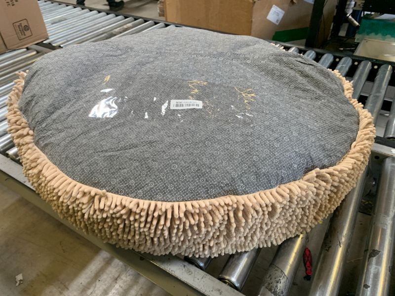 Photo 1 of Muddy Mat®Cloud K-9 Bed for Dogs & Cats, Soft & Relaxing Donut Dog Bed, Chenille Material, Removable Cover, Washable & Dryer Safe–Beige Medium(35'x35')