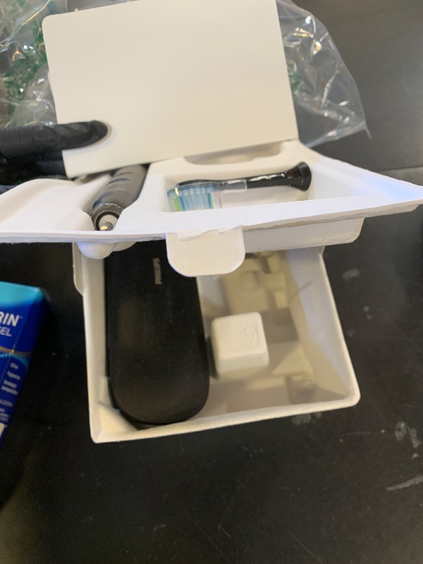 Photo 1 of Philips Sonicare DiamondClean Smart 9500 Electric Toothbrush - Sonic Toothbrush with App, Pressure Sensor, 15 Brushing Settings, Replacement Reminder, USB Charging Travel Case, Black, Model HX9923/11