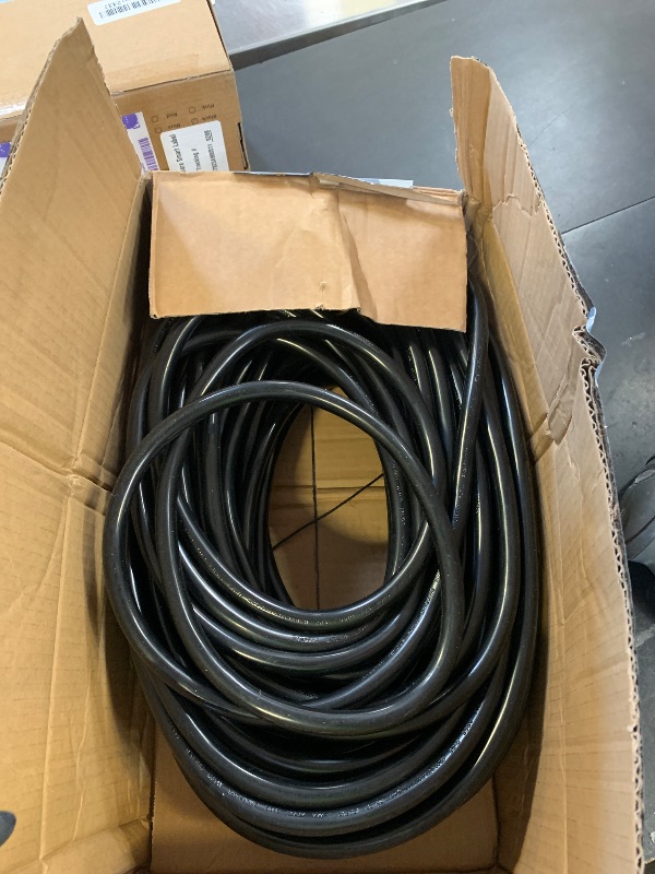 View 3 of PLUGTUL 20AMP Extension Cord 100FT, NEMA 5-20 Heavy Duty Extension Cord, Lighted End, 12Gauge, SJTW, 20AMP 125V 2500W, Black
