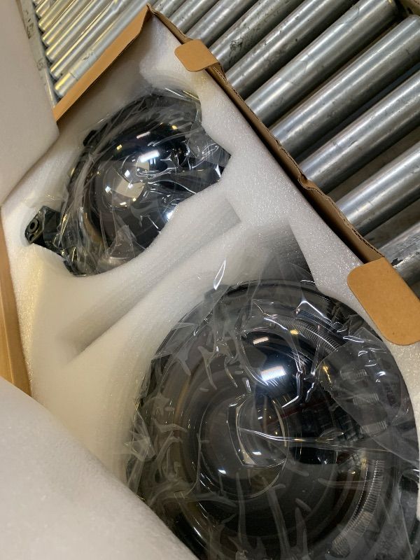 View 3 of SUPAREE DOT Round LED Headlights with DRL and Hi/Lo Beam, 1000% Brighter 9 Inch HeadLight Assembly, Dual Beam Lens Anti-glare Headlight for 2018+ Jeep Wrangler JL JLU 2020+ Jeep Gladiator JT, 2Pcs