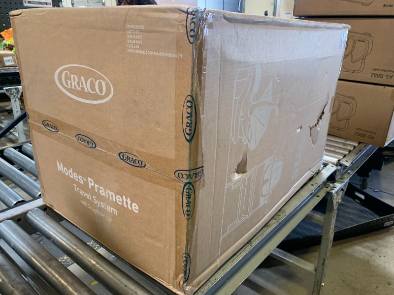 Photo 1 of Graco Modes Pramette Travel System, Car Seat and Stroller Combo, Includes SnugRide LX Infant Car Seat and Baby Stroller with True Pram Mode, Reversible Seat, One Hand Fold, Extra Storage, Ontario