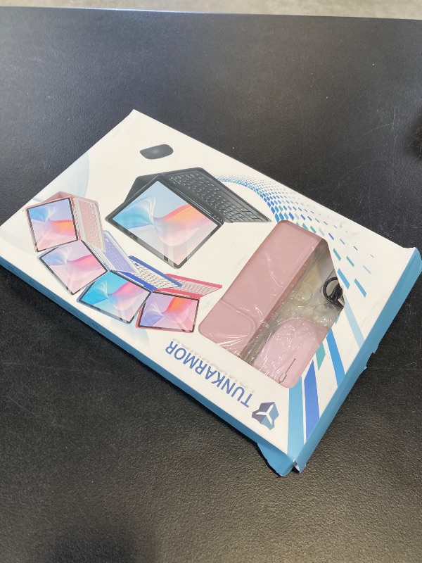 Photo 1 of TUNKARMOR for iPad 9th / 8th / 7th Generation 10.2 inch & iPad Air 3rd Gen & iPad Pro 10.5 inch Case with 7 Color Backlit Keyboard - Built in Pencil Holder with Mouse (Pink)